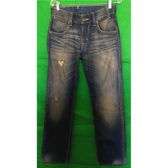 Y2K Levi's 504 Straight Dark Wash 100% Cotton Women's 30" Waist X 31" Lenght - Picture 3 of 7